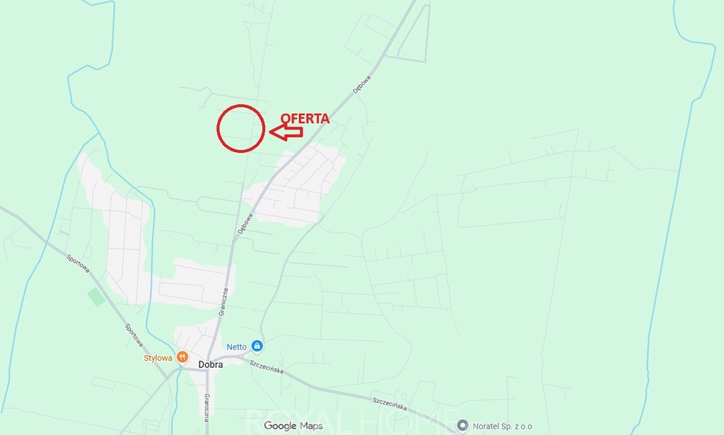 Działka Sprzedaż Dobra Graniczna